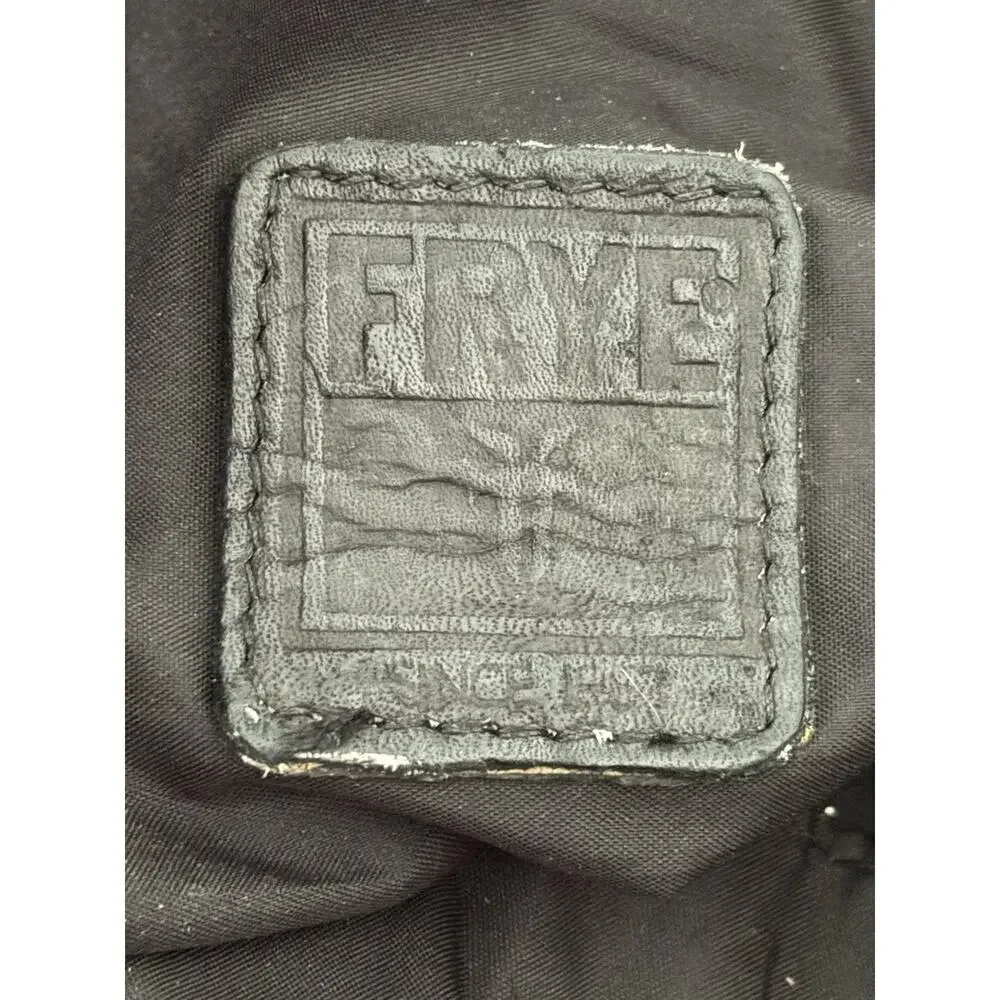 Frye Leather Duffle Bag- Black - Style 102 Benchcrafted Cross Body Strap -Duffel